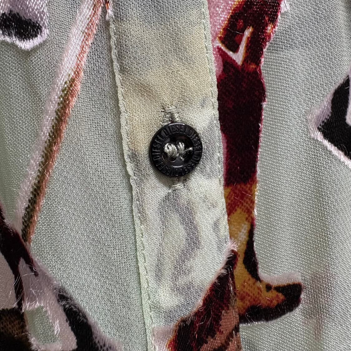 DIESEL 디젤 실크 패턴 블라우스  상품이미지3