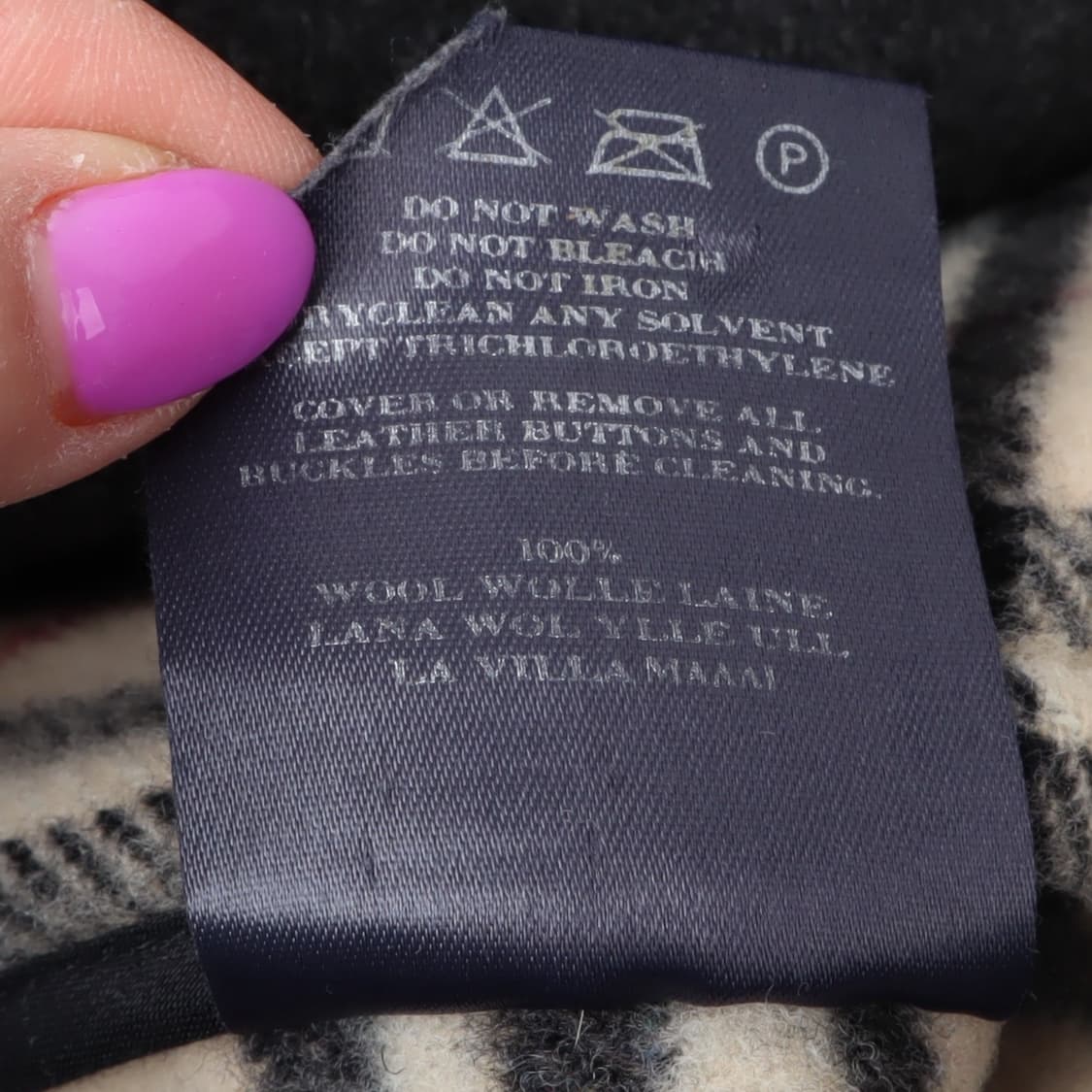 버버리 런던 챠콜 울 더플 코트 상품이미지10