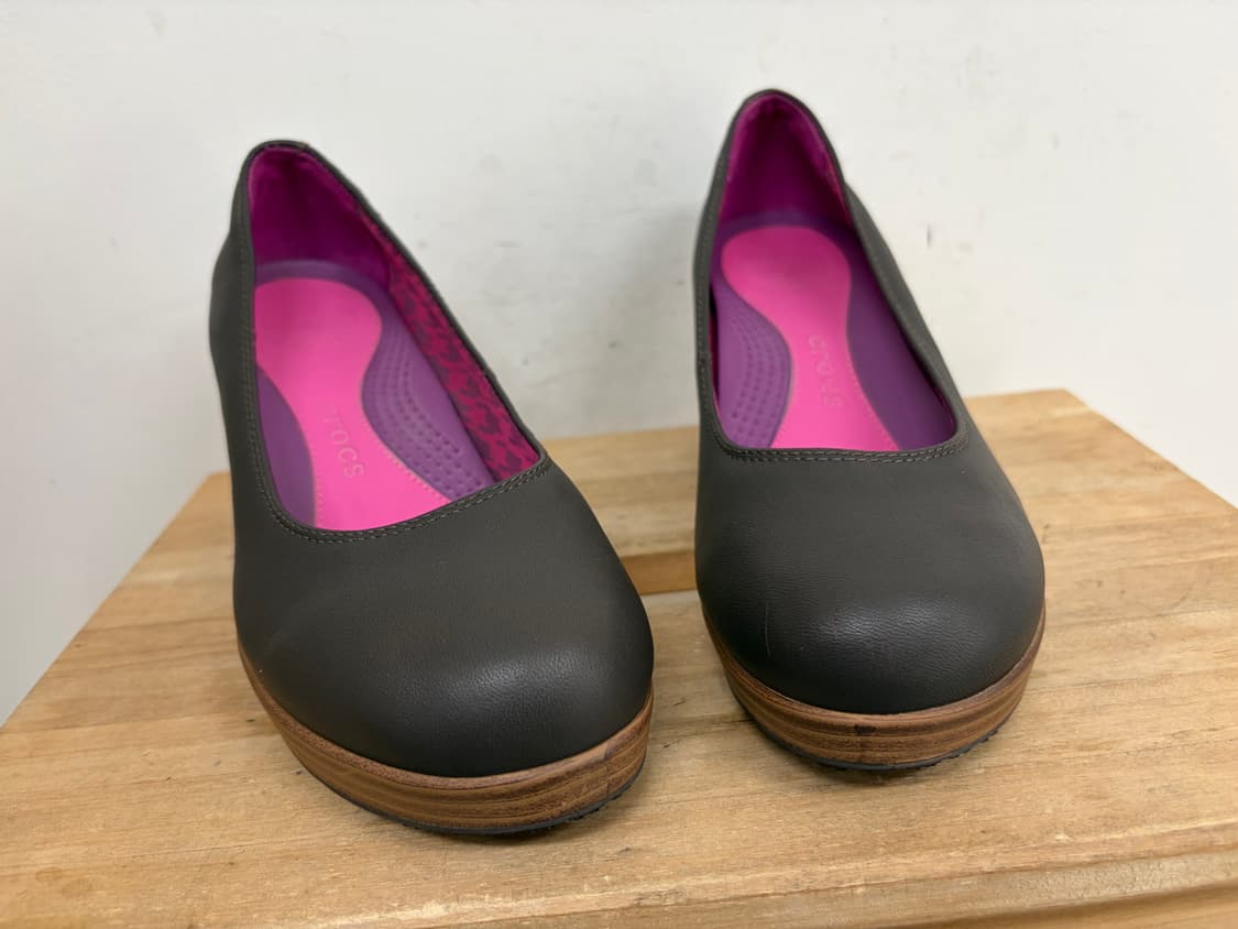 크록스 여성 웨지힐 245 상품이미지4