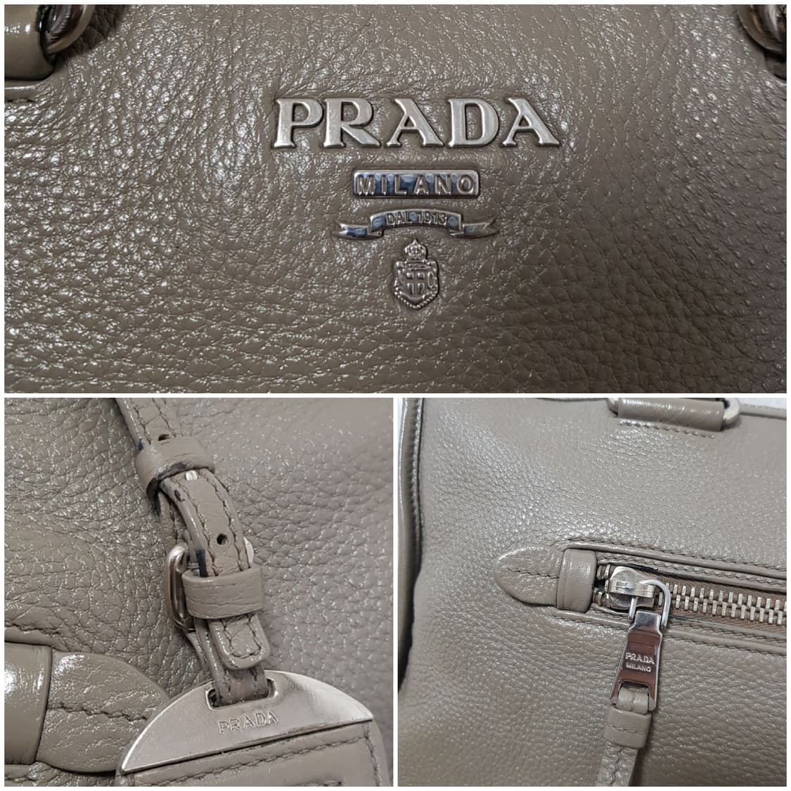[정품] 프라다 은장로고 비텔로 모터백 상품이미지4