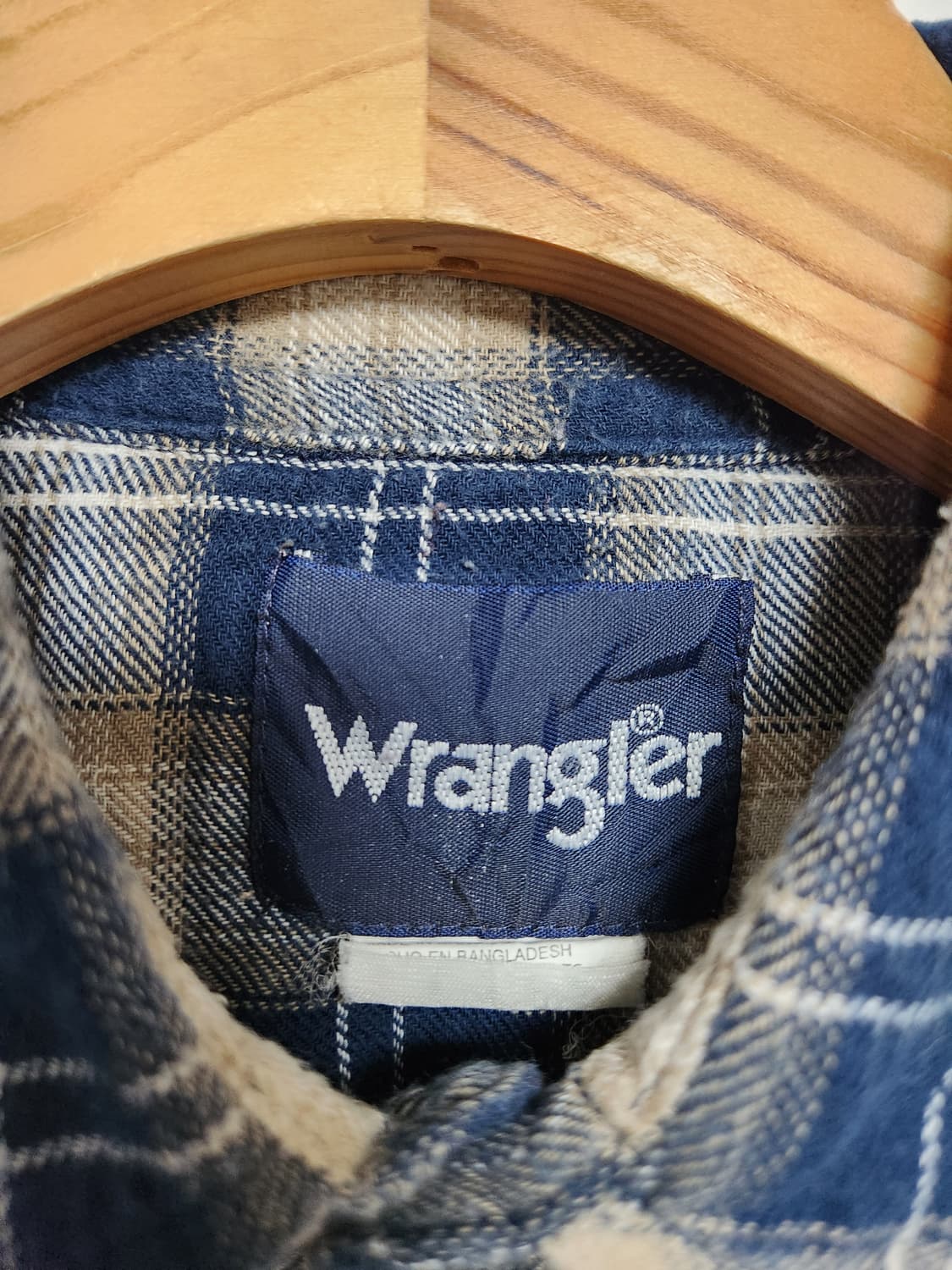 랭글러Wrangler 웨스턴 플란넬 셔츠 L - S75 상품이미지4