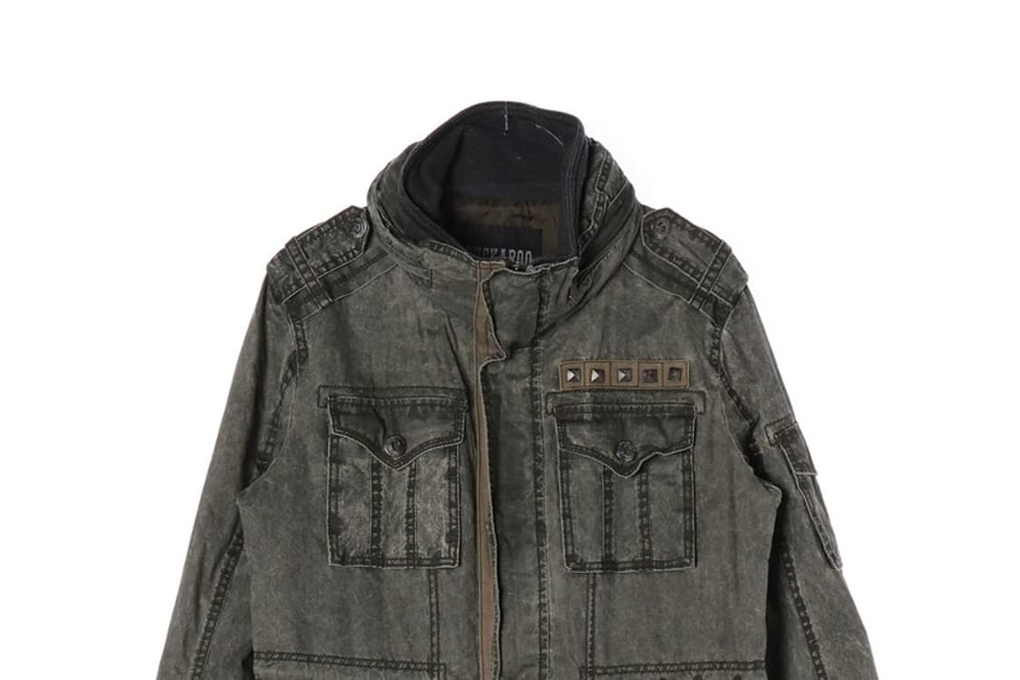 버커루 피그먼트 밀리터리 자켓 L 상품이미지4