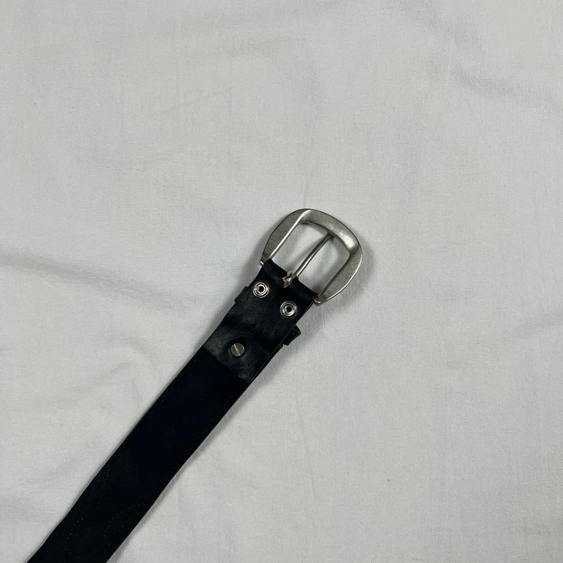 빈티지 송치 디테일 가죽 레더 웨스턴 벨트 상품이미지5