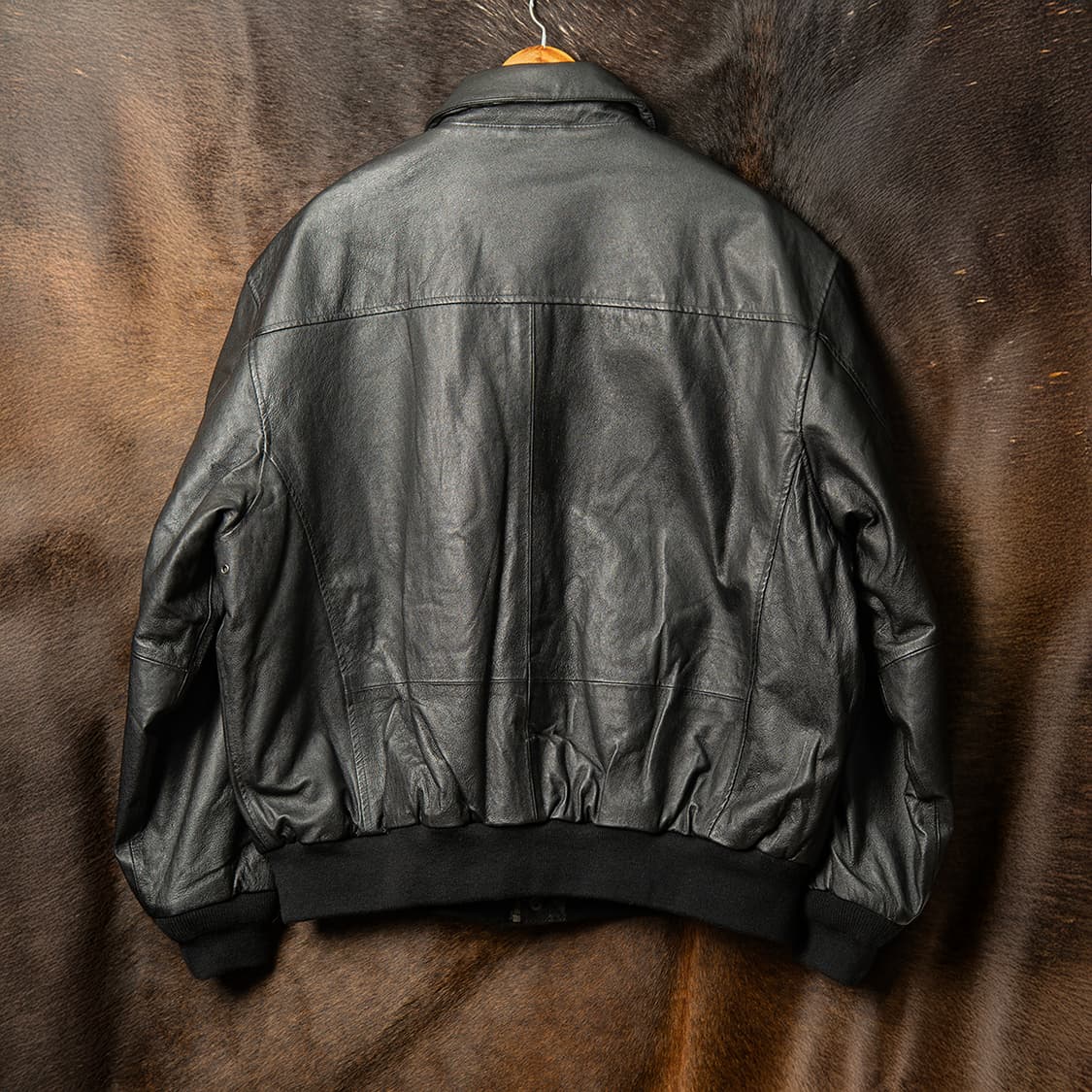 [XXL] Landing Leathers A-2 레더 플라이트 자켓 블랙 상품이미지6
