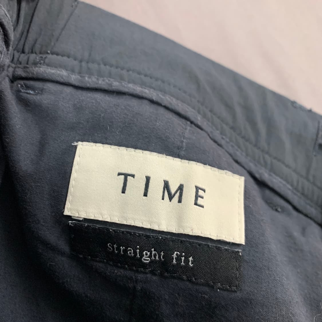 30인치 타임옴므 2023 더 젠틀 레귤러핏 네이비 밴딩 팬츠 상품이미지6