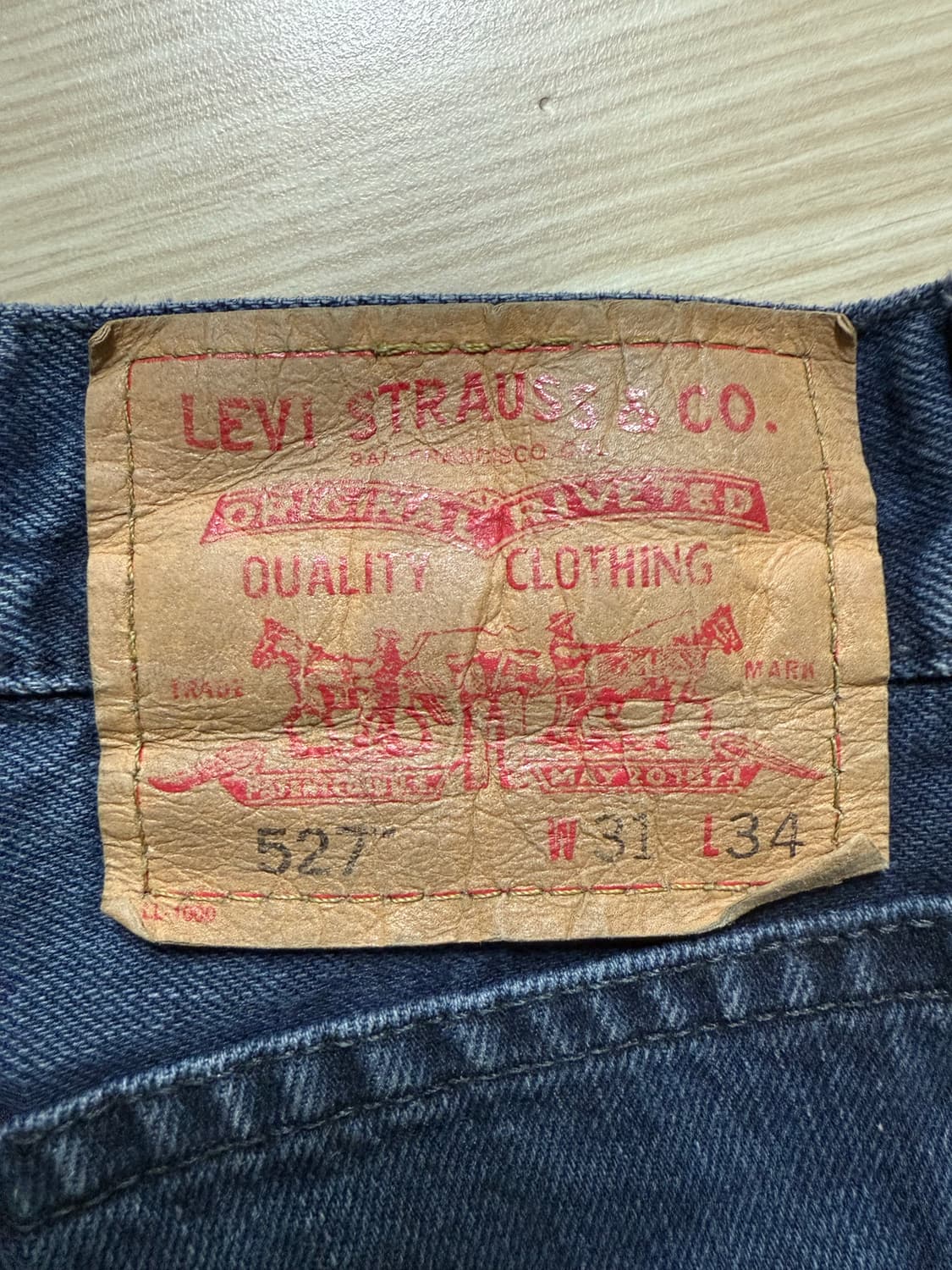 리바이스 527 31x34 흑청 부츠컷 상품이미지3