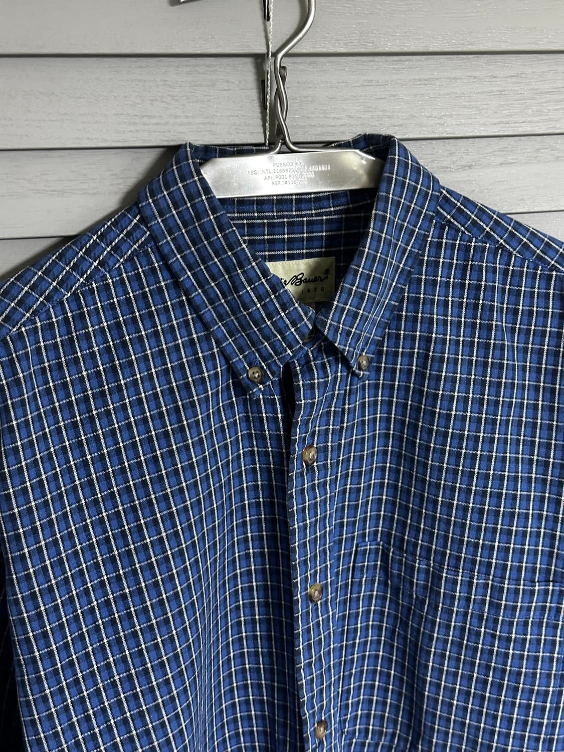 에디바우어 블루 긴팔셔츠 판매 상품이미지4