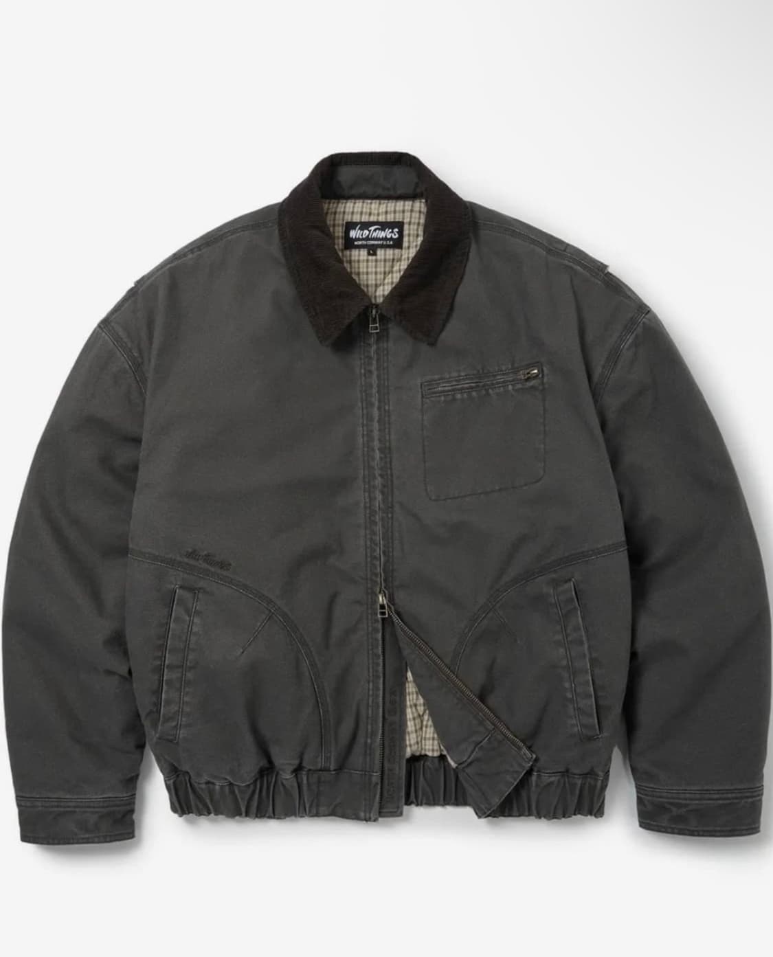 와일드띵스 빈티지 워크자켓 그라파이트 XL 상품이미지3