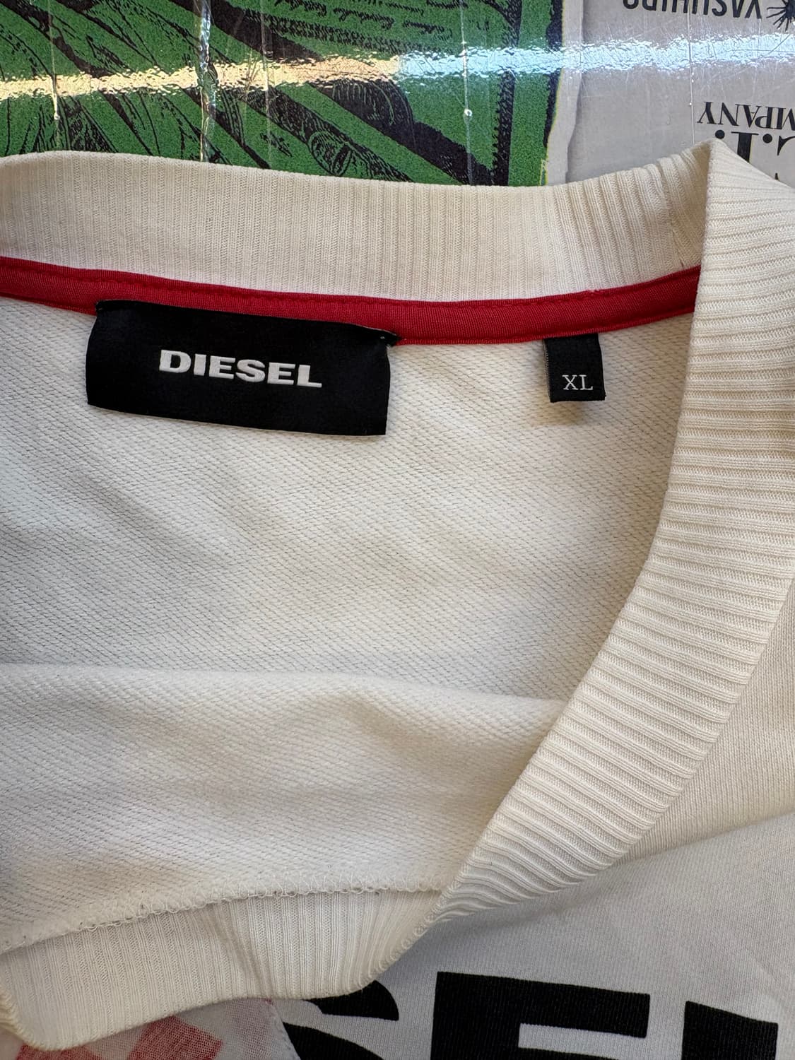 디젤 로고 스웻셔츠 상품이미지3