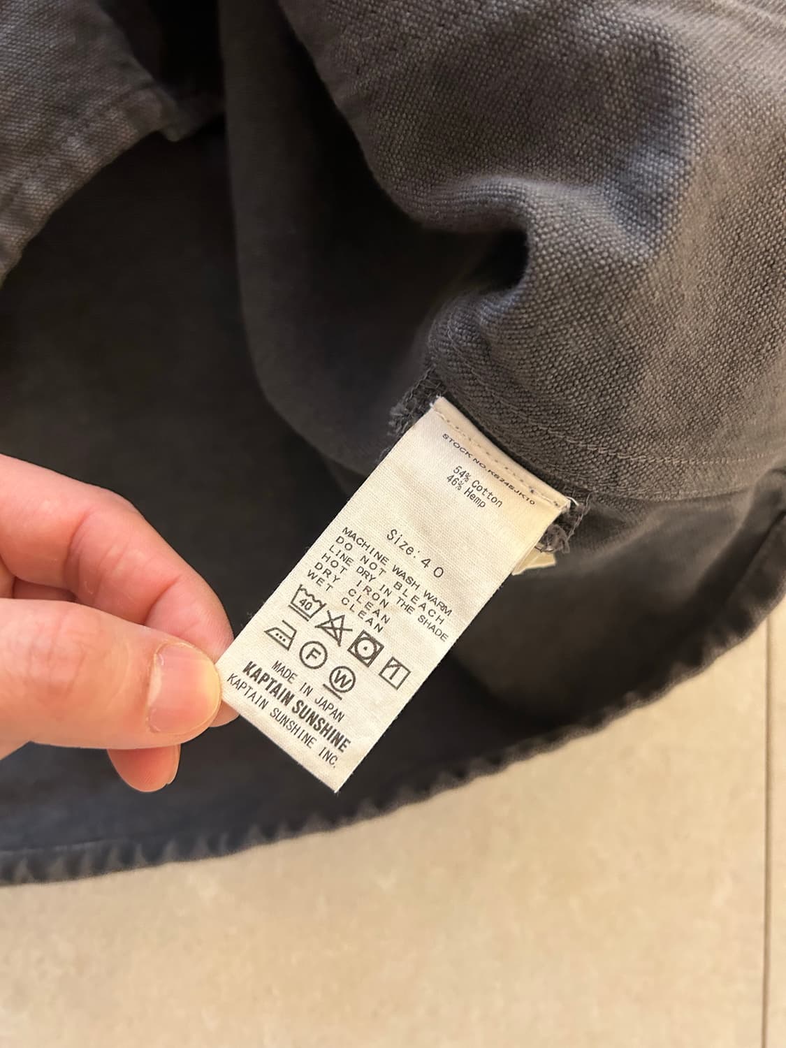 캡틴선샤인 커버올 자켓/INK Black(40) 상품이미지4