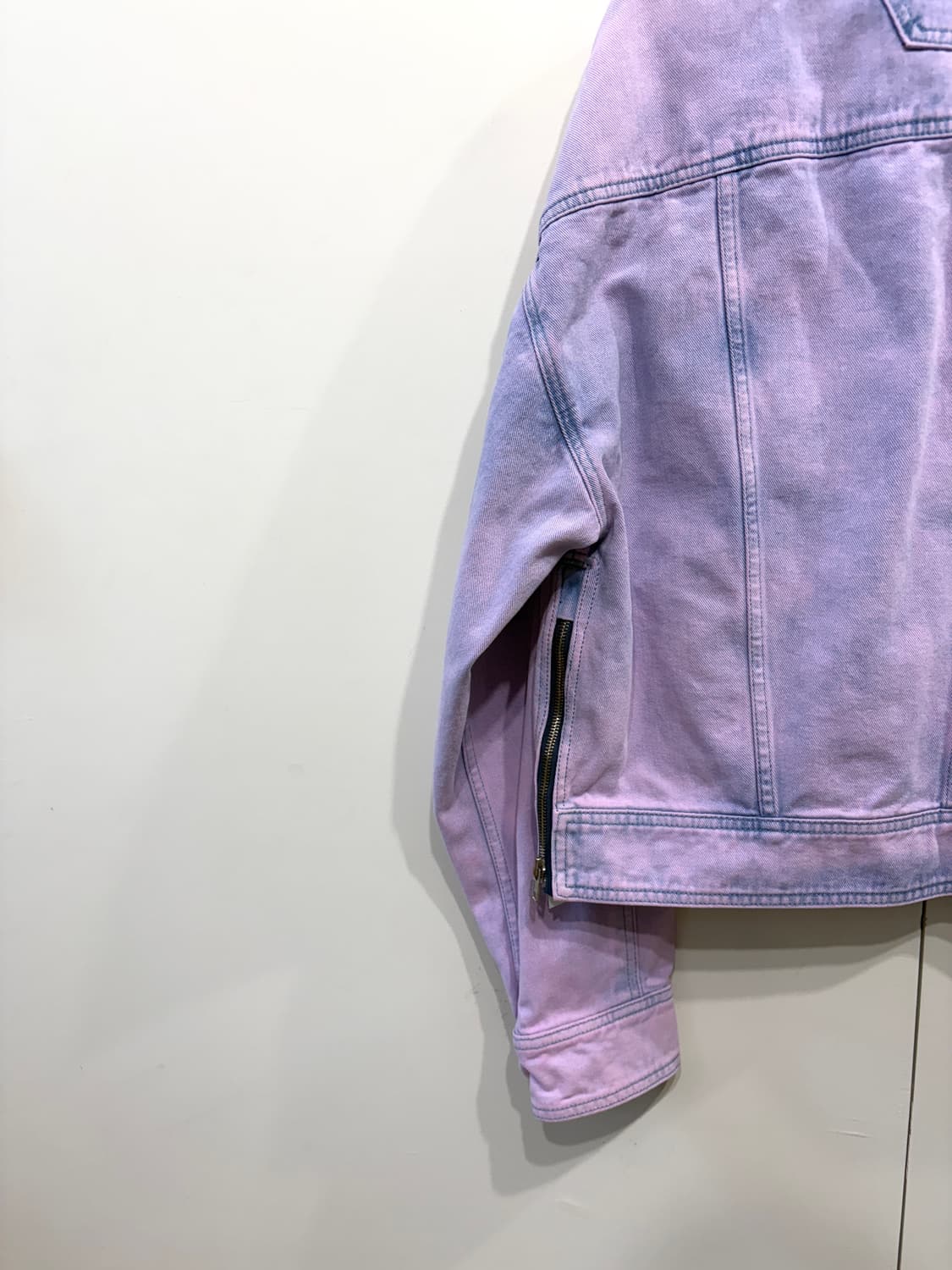 juun.j 준지 플리츠 워싱 데님 자켓 상품이미지5