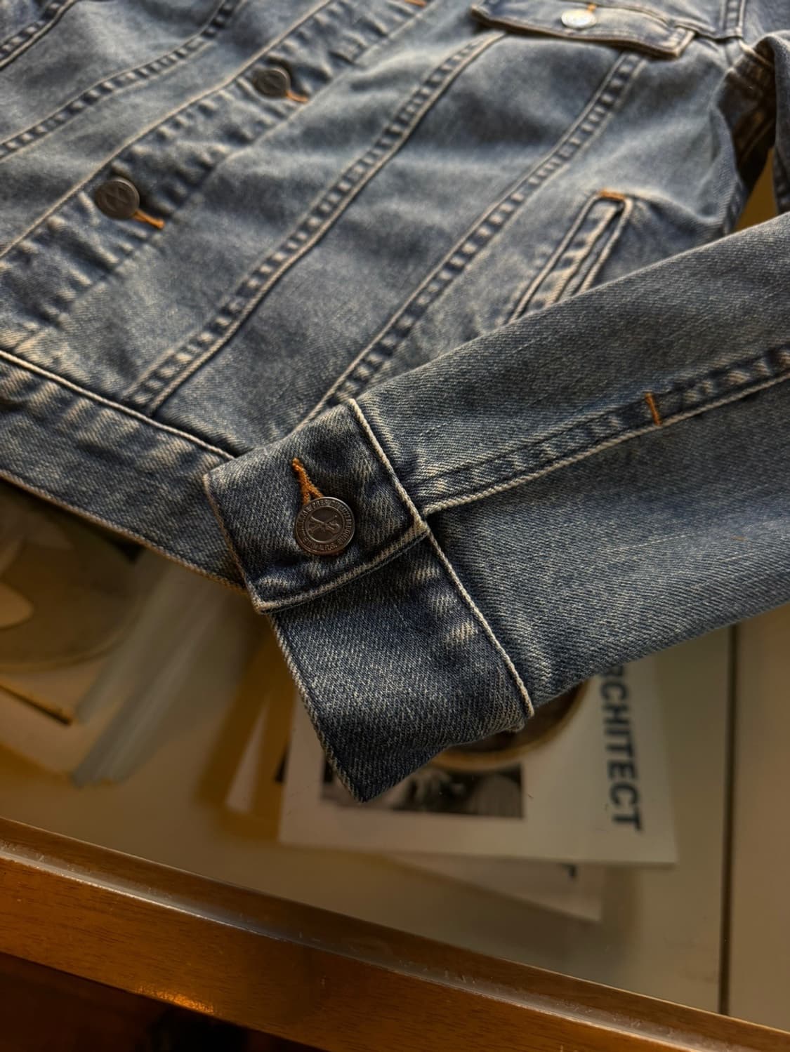 아페쎄 데님 트러커 자켓 66~77 상품이미지10