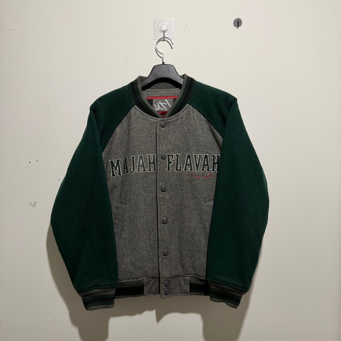 00s 마자플라바 빅로고 올드스쿨 바시티자켓 상품이미지1