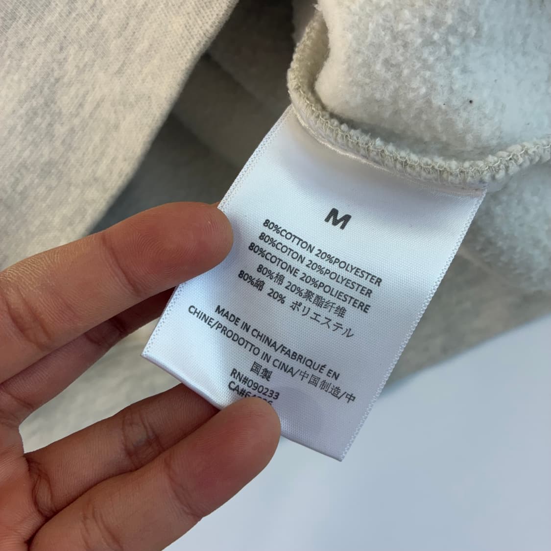 Essentials  에센셜스 스펠아웃 그레이 맨투맨  상품이미지8