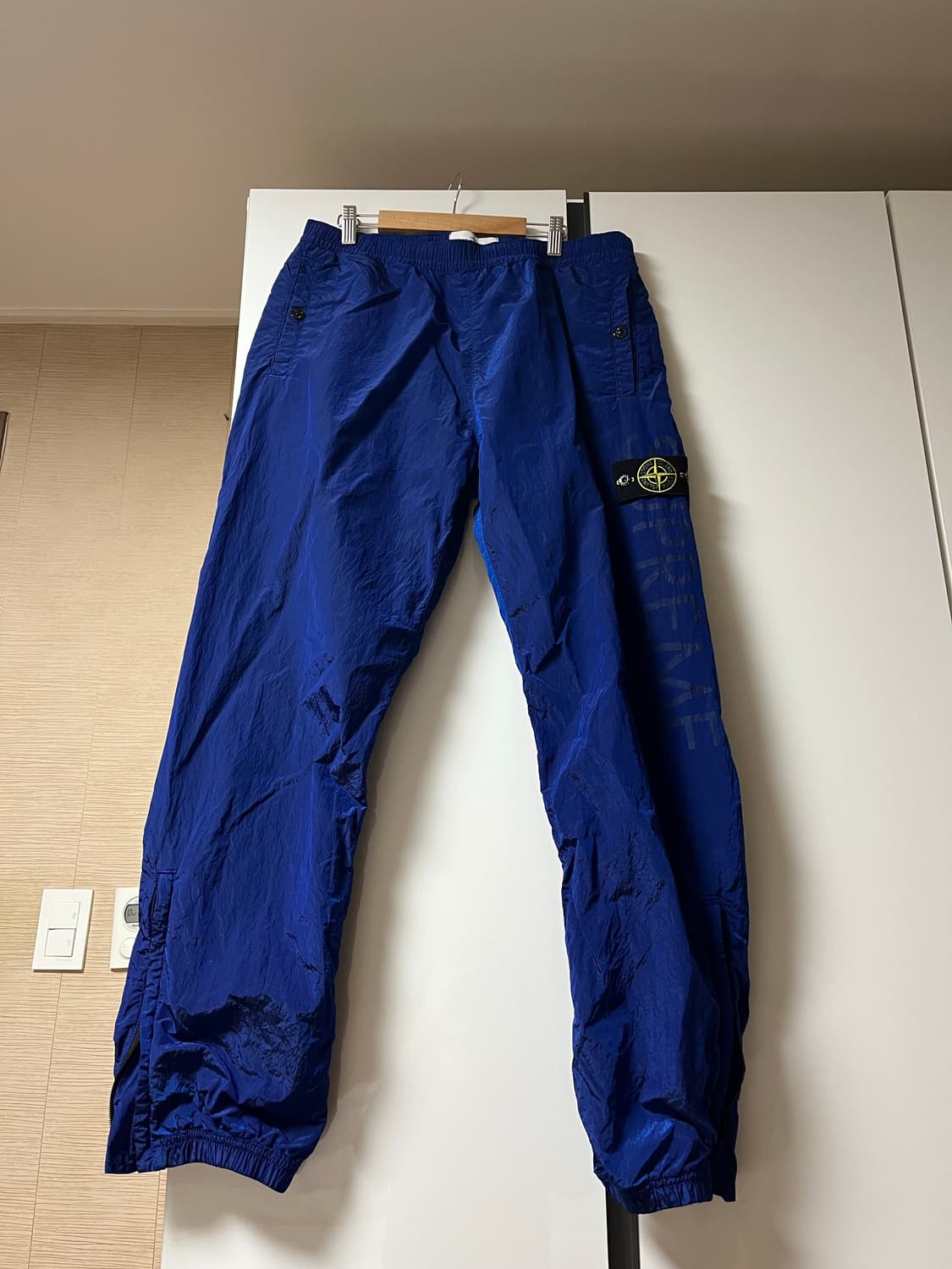 [S] 슈프림 스톤아일랜드 16ss 나일론메탈 트랙팬츠 블루 슈스톤 상품이미지1