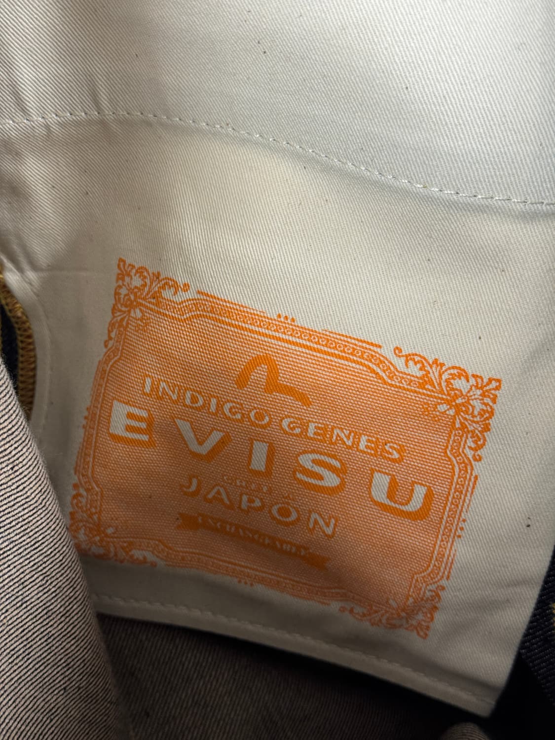 에비수 NO2 셀비지 데님팬츠 새상품 36 상품이미지7