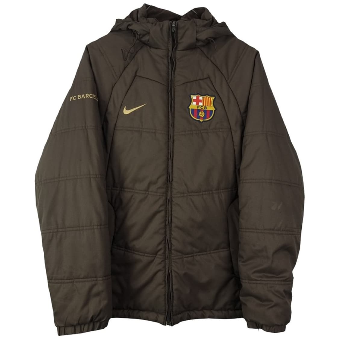 [나이키] FC 바르셀로나 후드 경량 패딩 브라운 M18708 상품이미지2