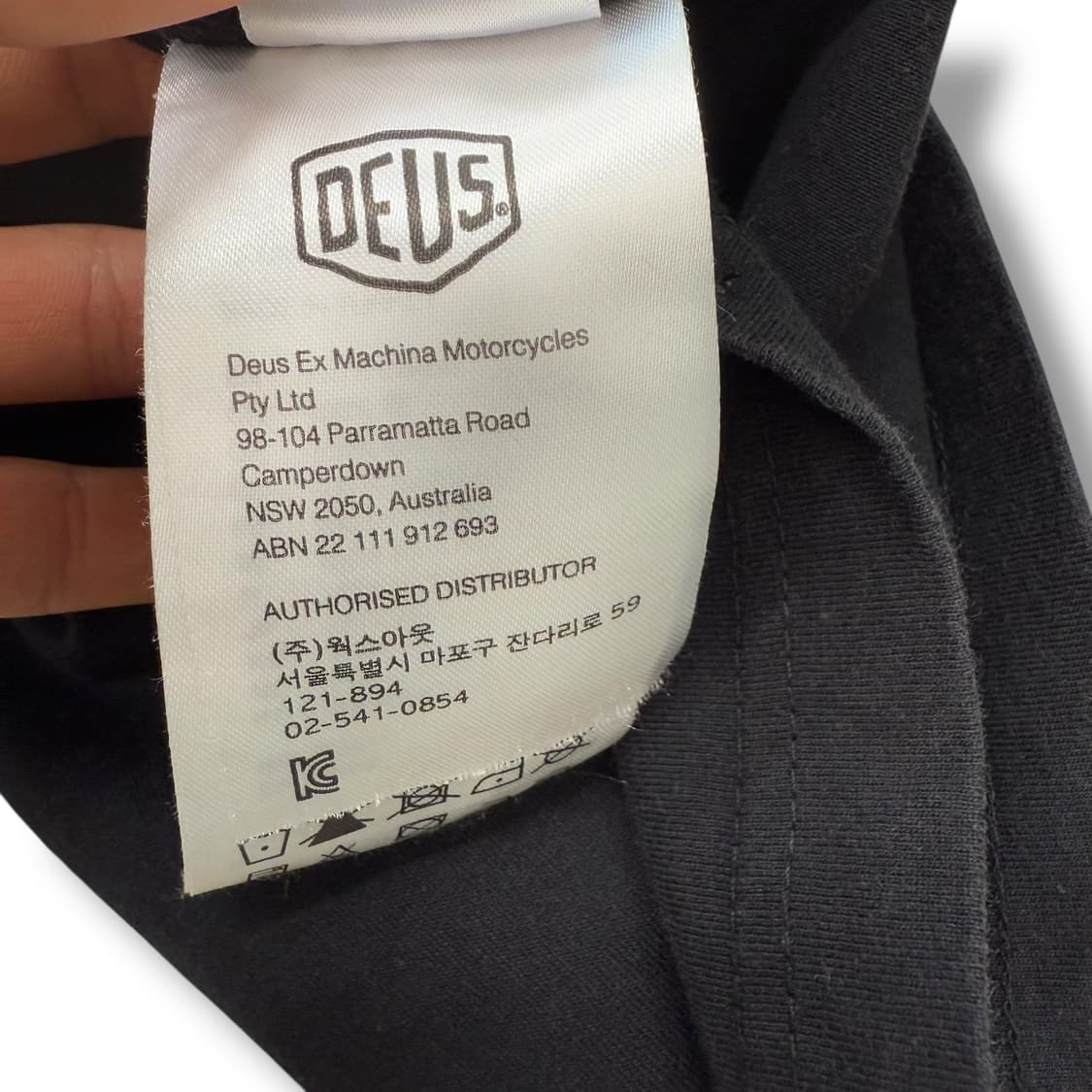 데우스 빅로고 긴팔티 r1240 상품이미지7