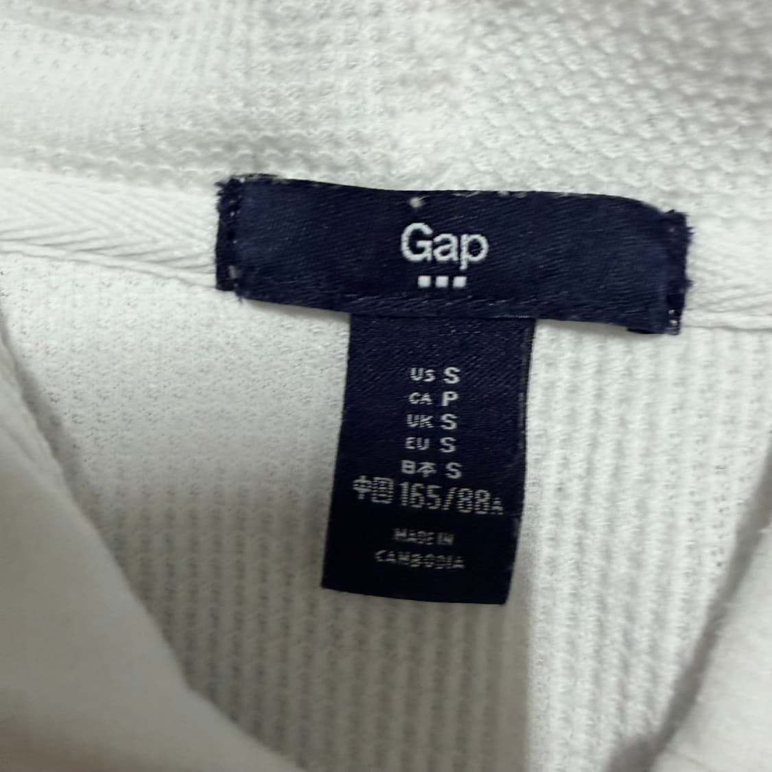 갭 화이트 성조기 후드집업 s 상품이미지3