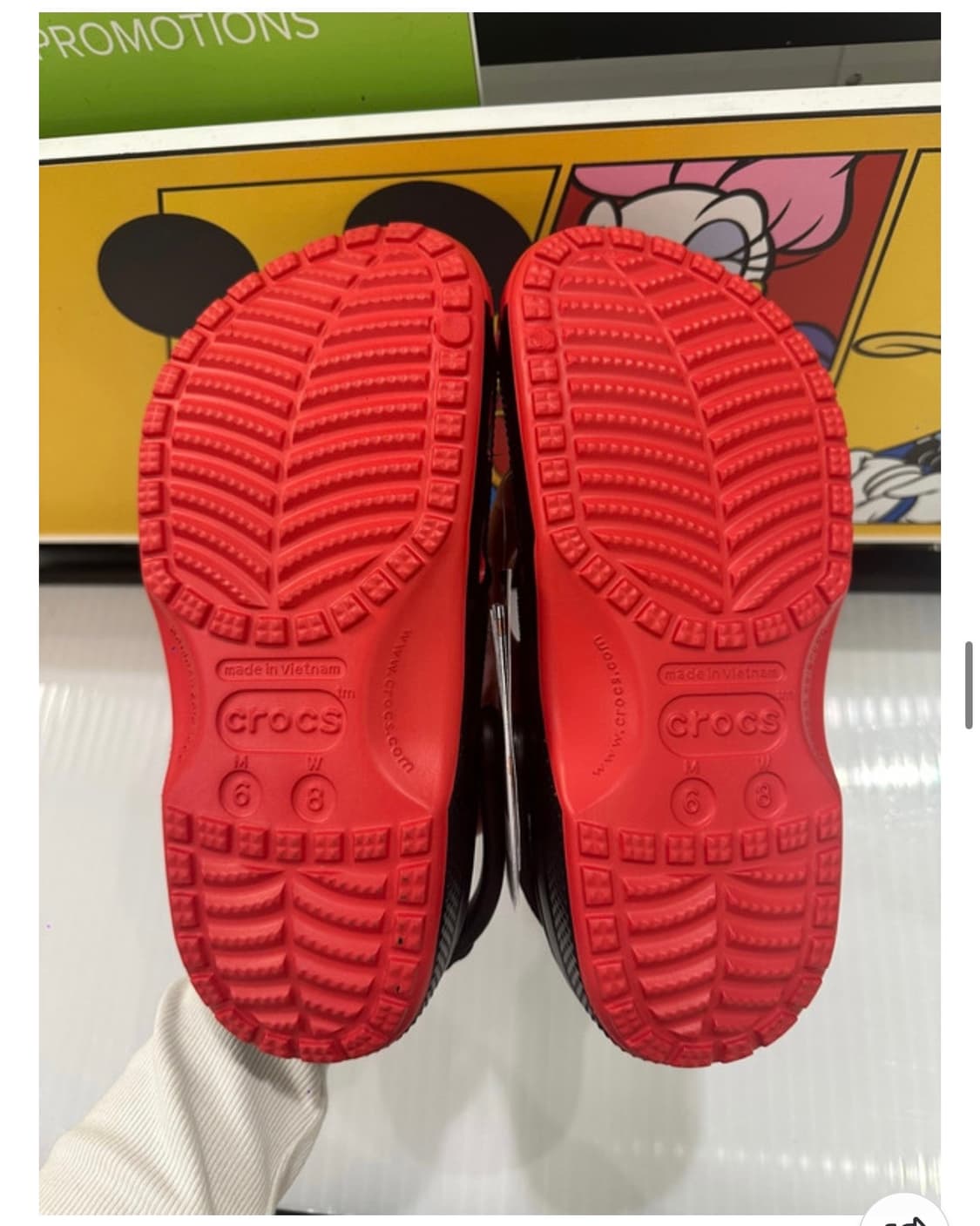 크록스X미키마우스 새상품 240 상품이미지6