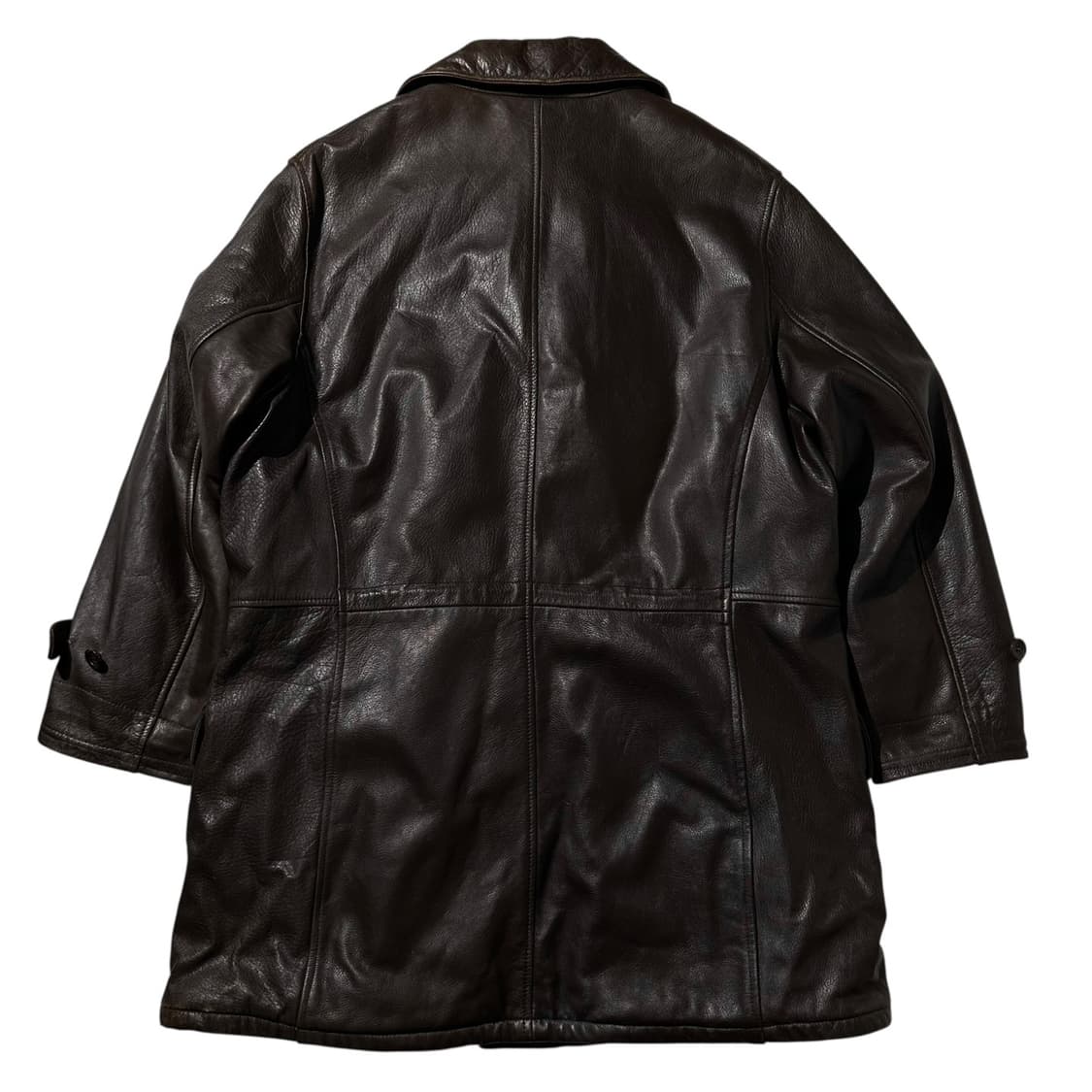 아르마니 꼴레지오니 싱글 레더 카코트 상품이미지2