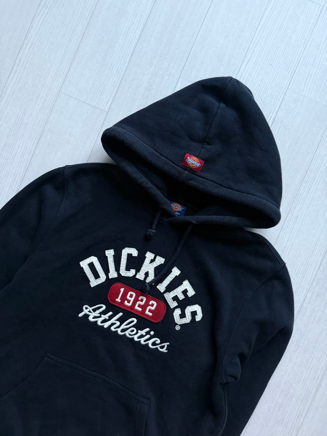 디키즈 중앙 자수 로고 네이비 후드티 상품이미지6