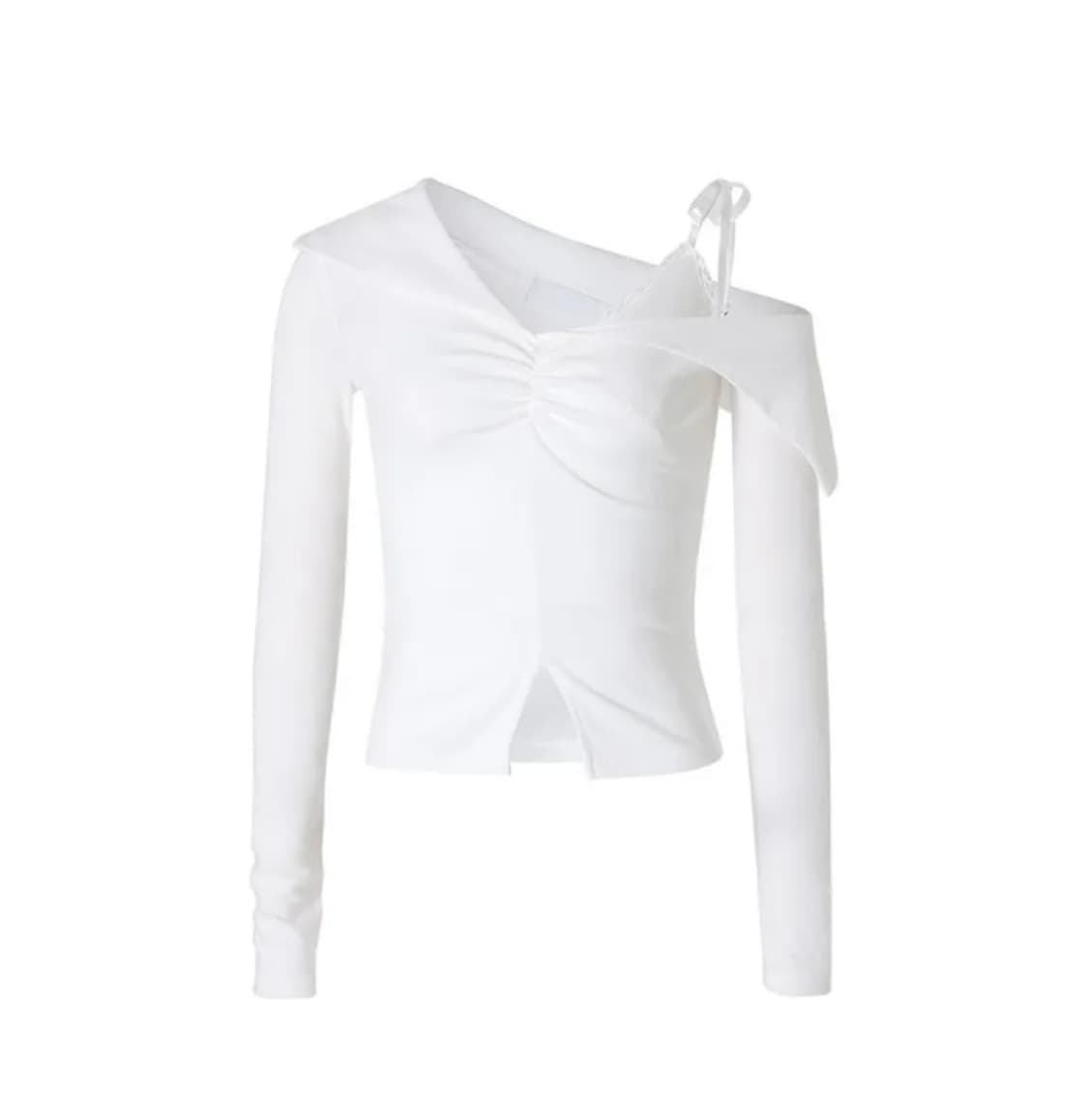 (새상품) 낫유어로즈 버니탑 화이트 bunny top 상품이미지1