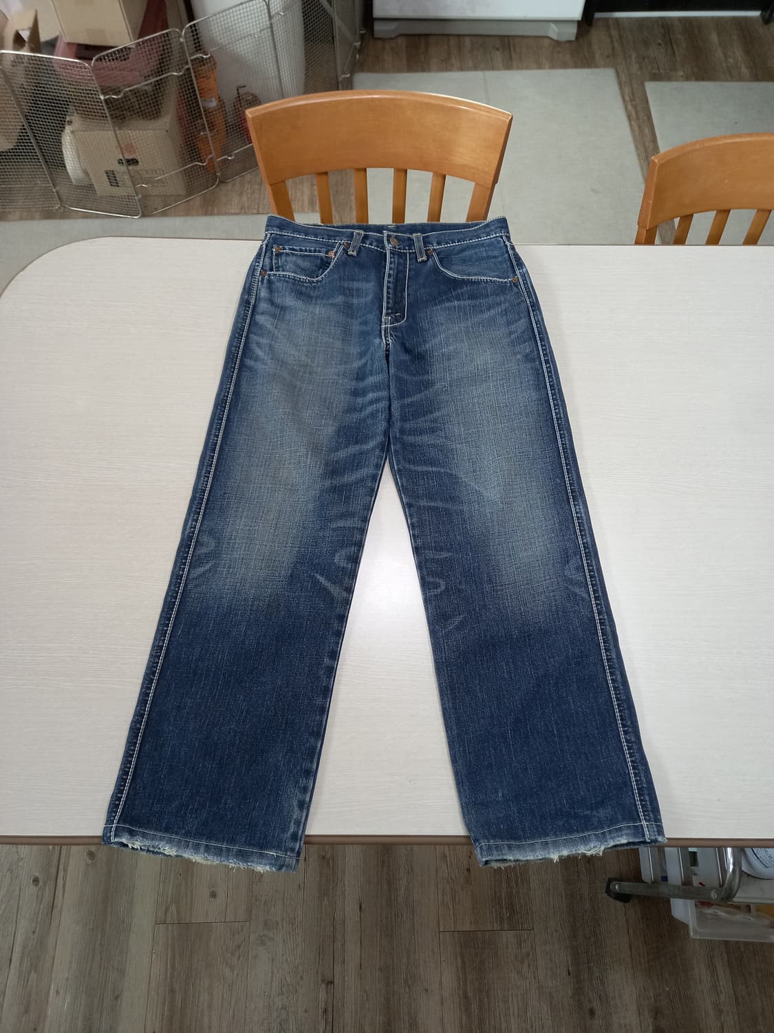 31 04's 리바이스510 Red 워싱 세미와이드진 31-482 상품이미지1