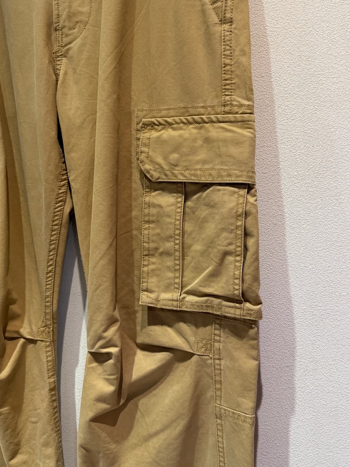 Purple & Yellow Cotton Cargo Pants(32) 상품이미지3