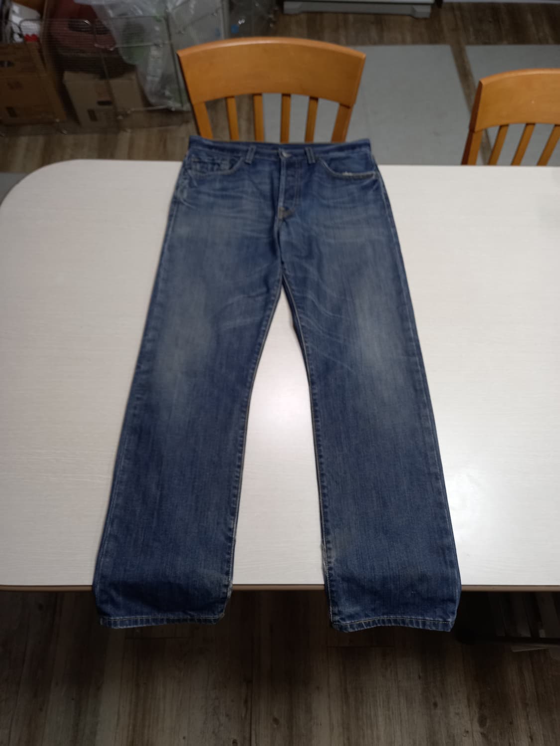 32 06's 리바이스501 Mexico 워싱 일자진 32-387 상품이미지1