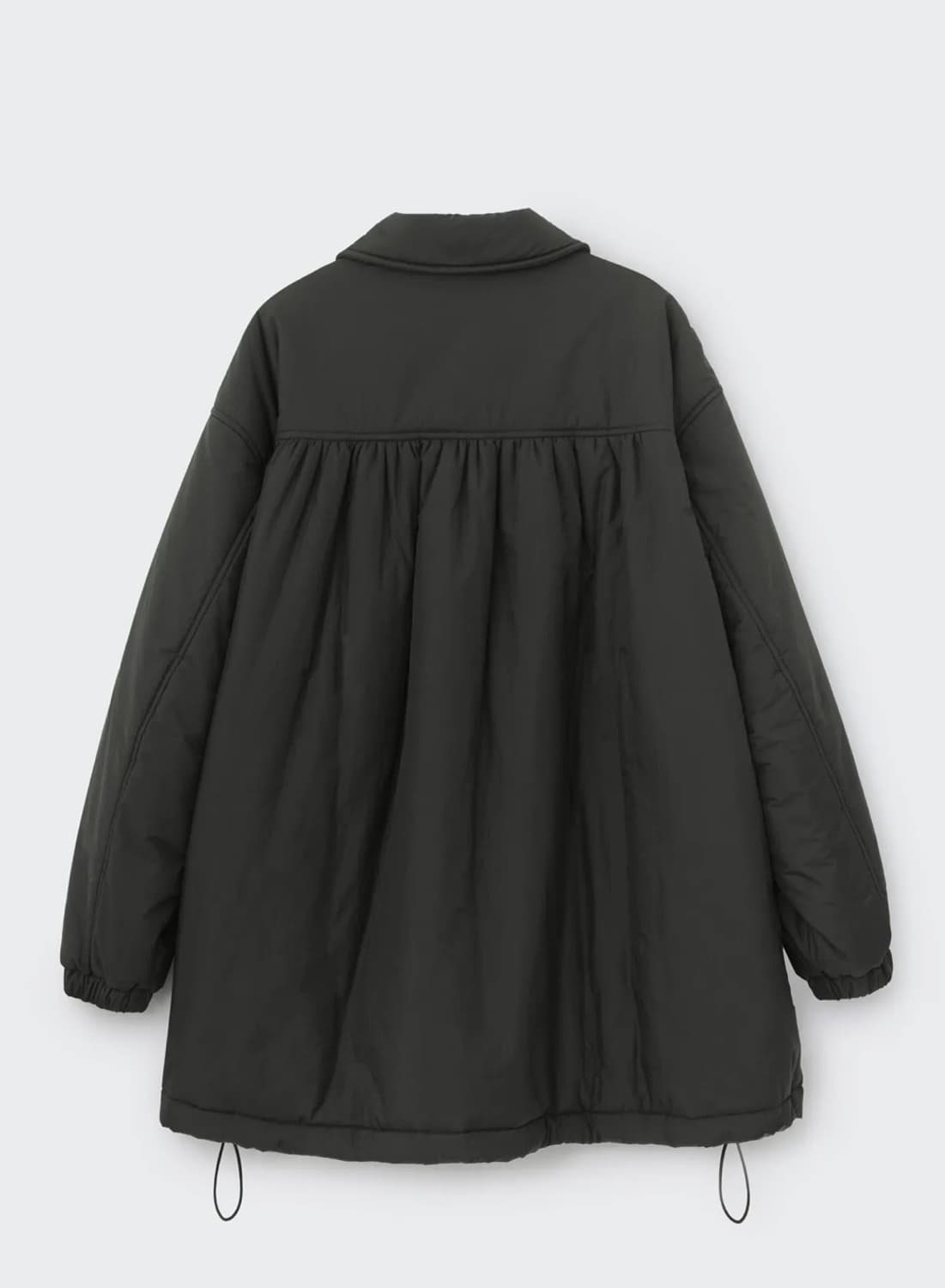 코스모스 셔링 패딩 자켓 딥카키 상품이미지6