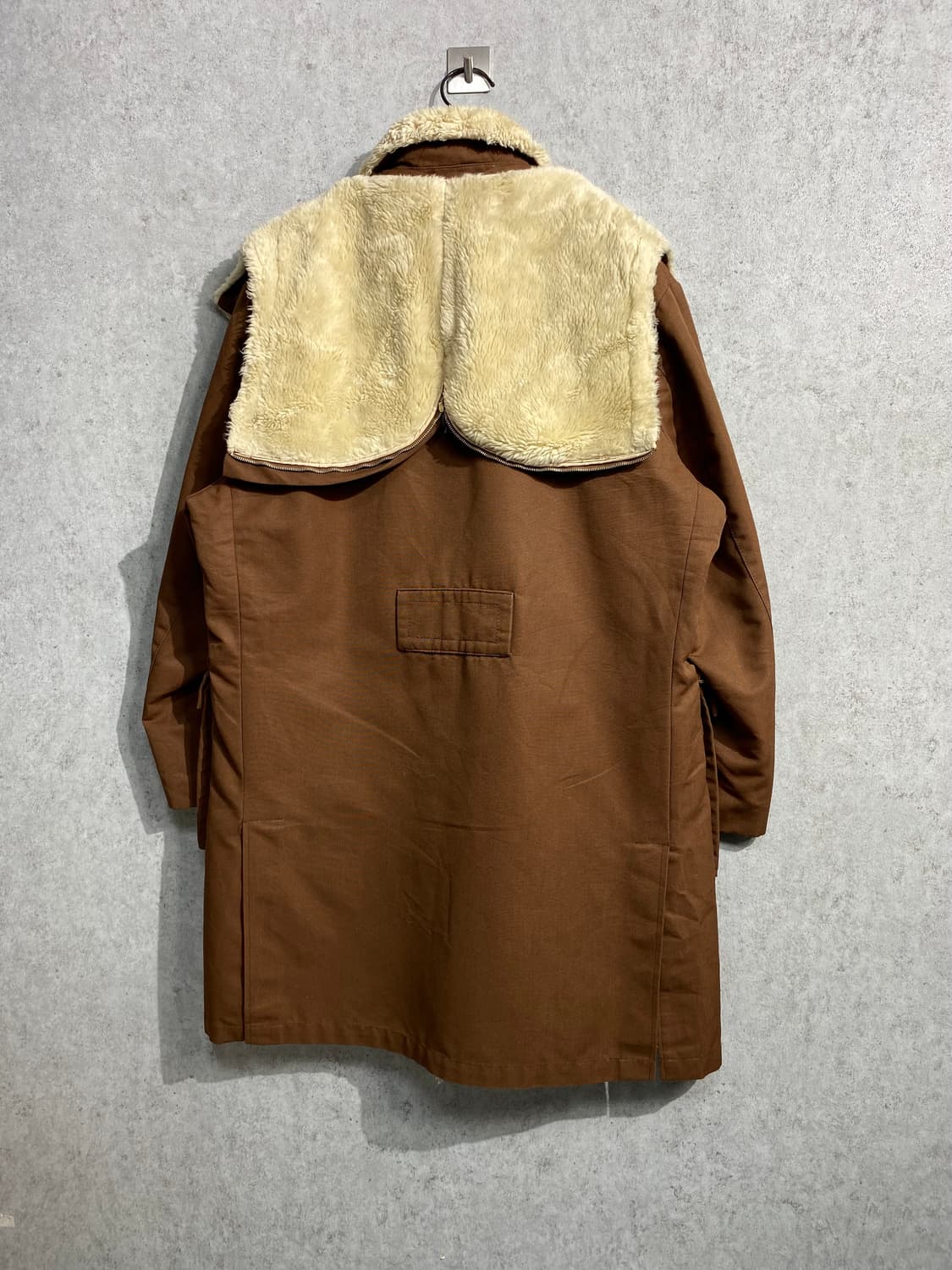 [L] 90s  MCGREGOR 맥그리거 브라운 시어링 후드 코트 상품이미지8