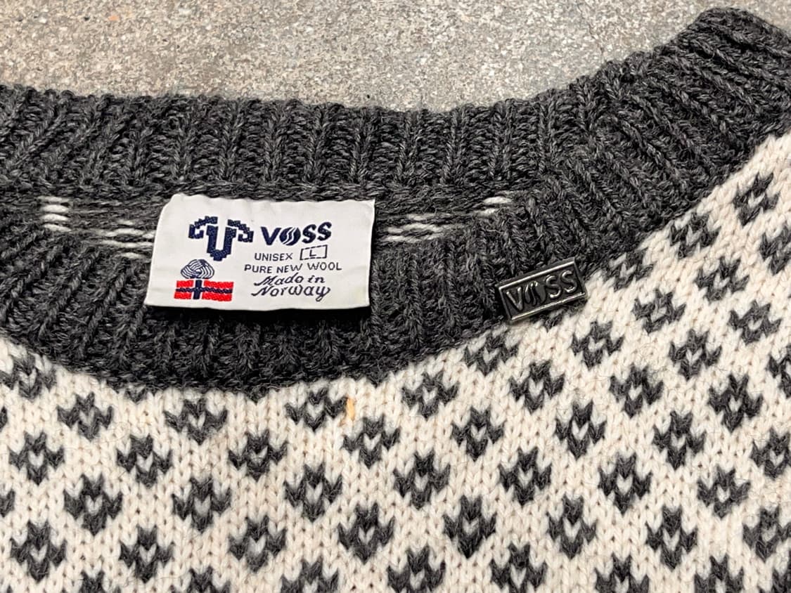 노르웨이 Voss 노르딕 헤비 울스웨터 상품이미지5