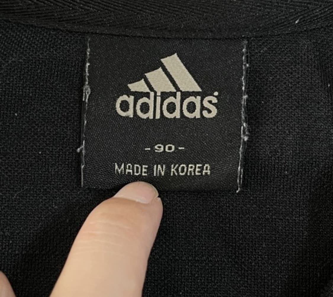 아디다스 블랙 검흰 여자 트랙탑 져지집업 90/S 상품이미지4