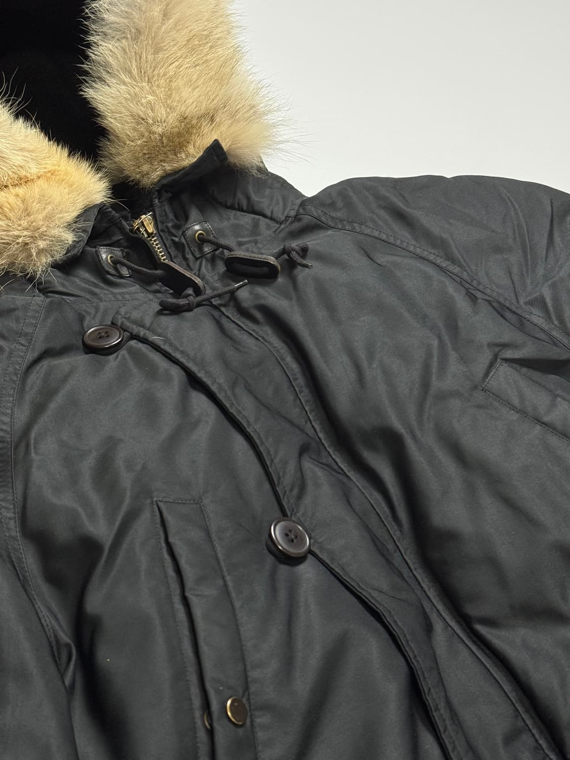 00‘s 폴로 N3B N-3B 헤비다운 파카 패딩 블랙 M 상품이미지3