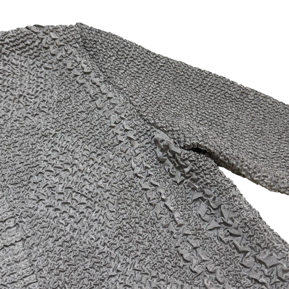 00s Antraci 팝콘텍스처 플리츠 셔츠 상품이미지5