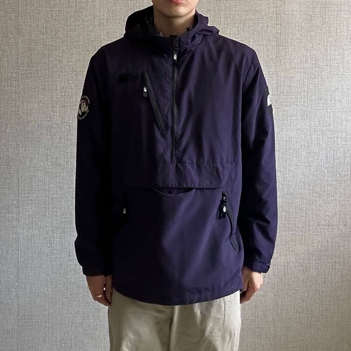 The North Face 퍼플컬러 아노락 바람막이 자켓 상품이미지2