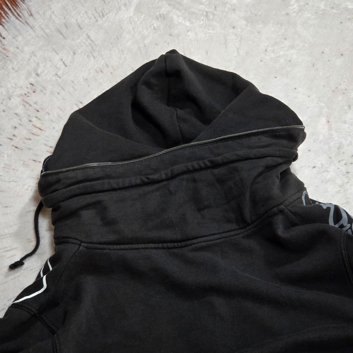 일본 빈티지 펑크 프린팅 하이넥 집업 상품이미지8