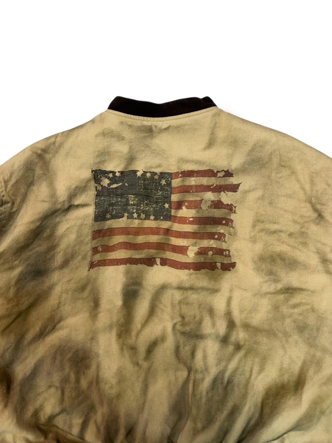 언더마이카 고 애프터 탑건 아메리칸 플래그 봄버 자켓 (XL)   상품이미지6