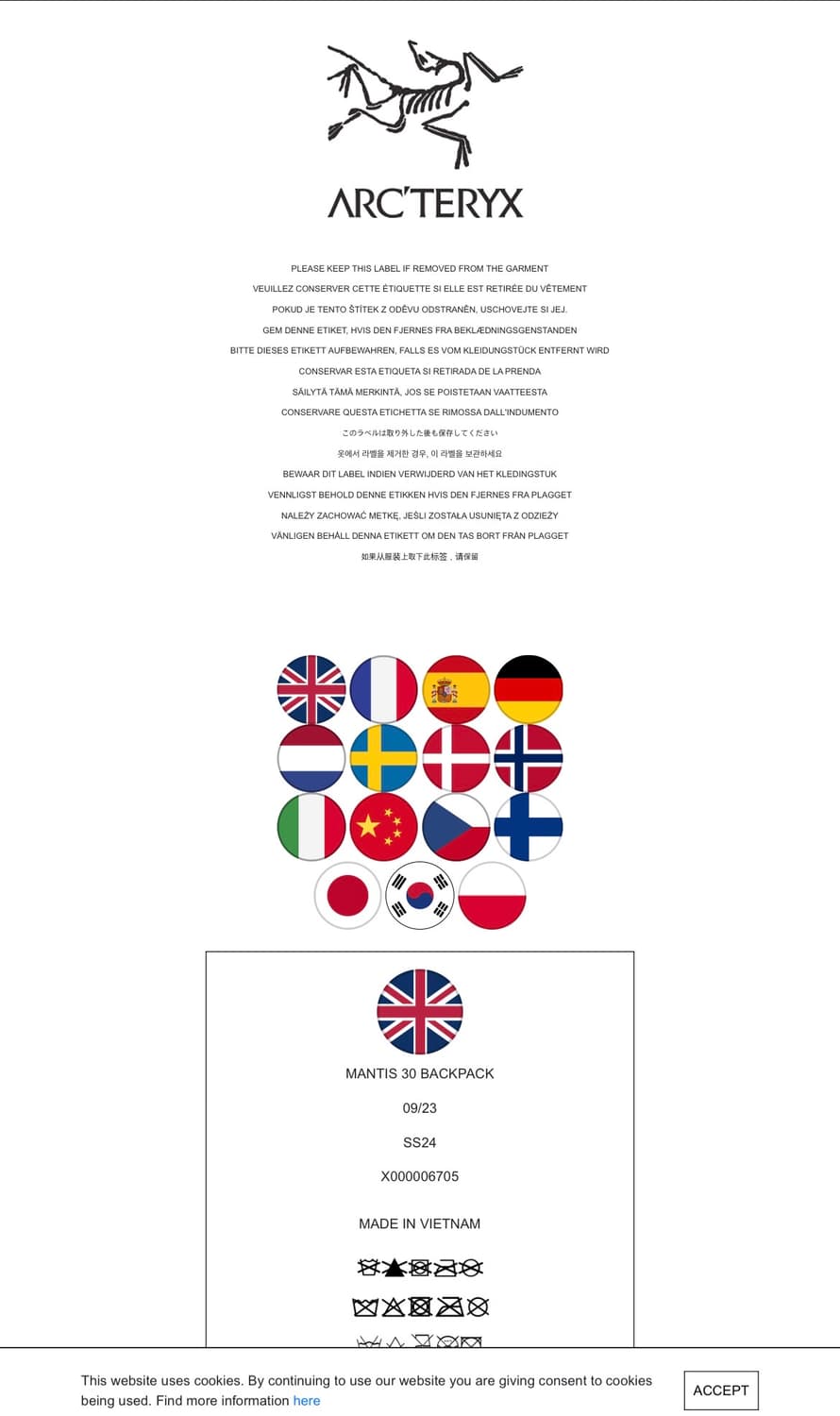 아크테릭스 맨티스 30 백팩 상품이미지9