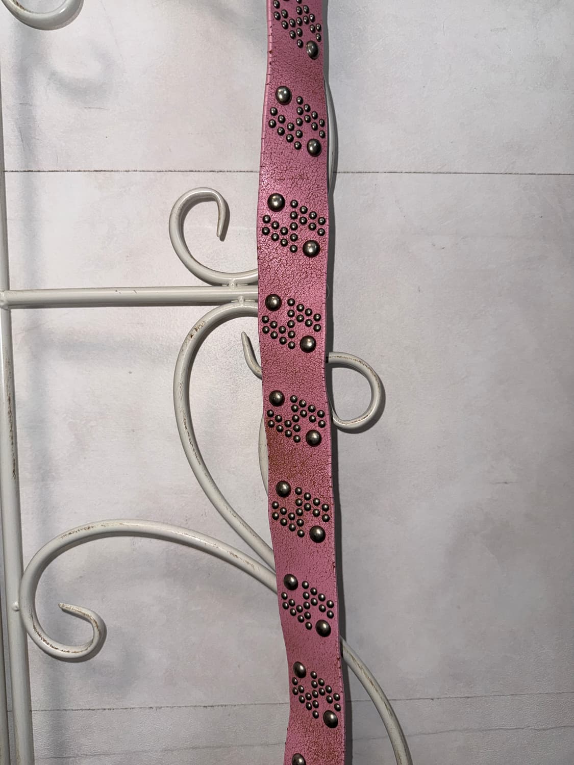 Levi’s pink stud punching belt 상품이미지6