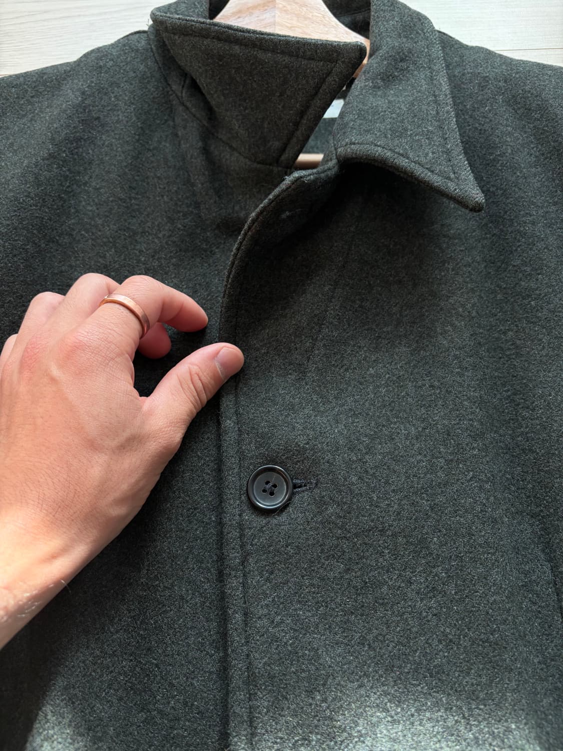 Wool single coat Made in France 상품이미지3