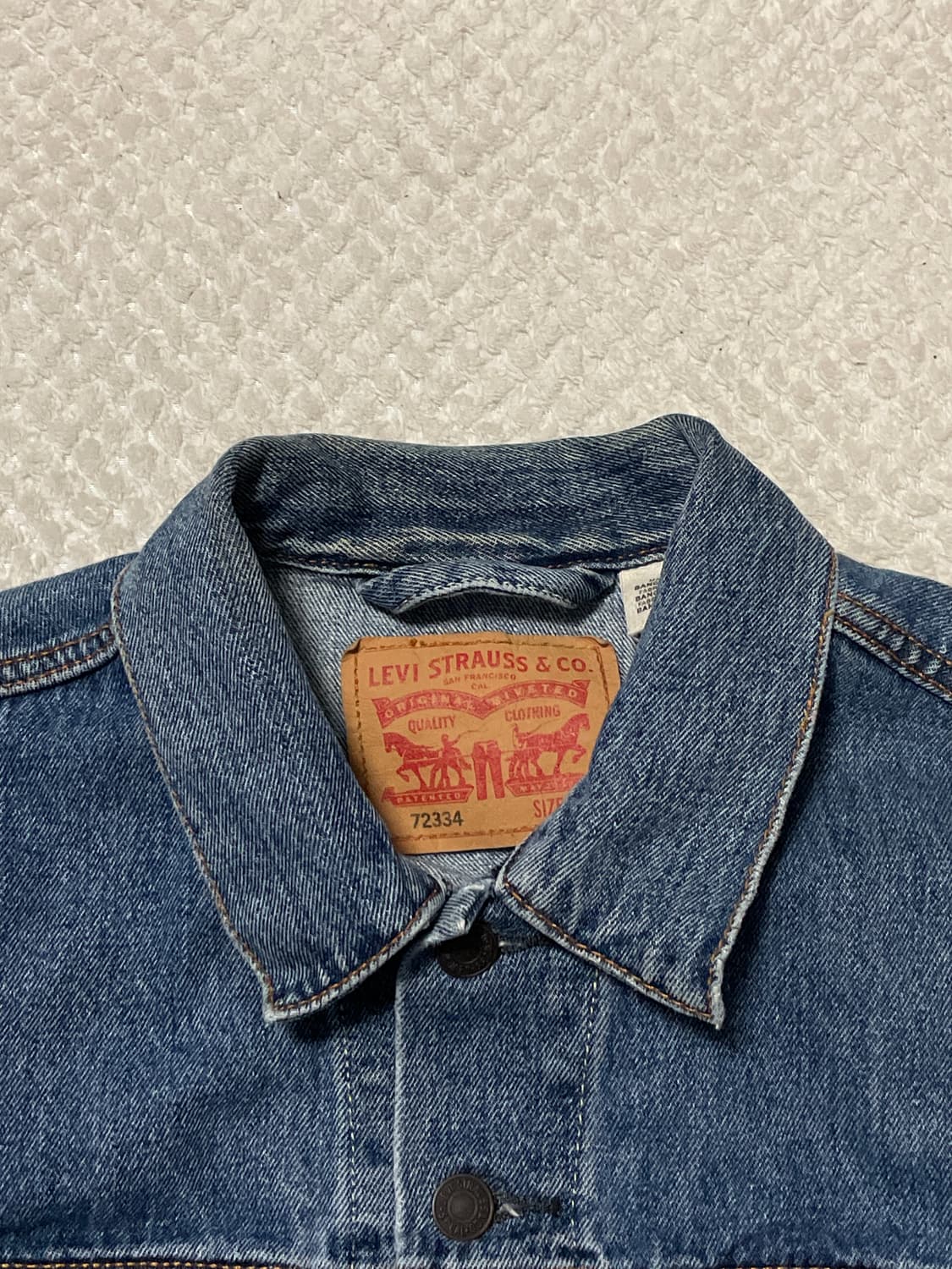 리바이스 72334 타입3 데님 트러커 청자켓(클리닝O) 상품이미지4