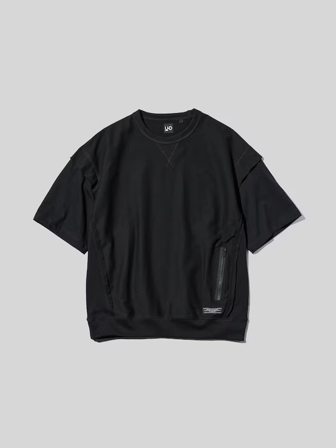 L) GU 언더커버 undercover 스웻셔츠 티셔츠 반팔 맨투맨 블랙 상품이미지1
