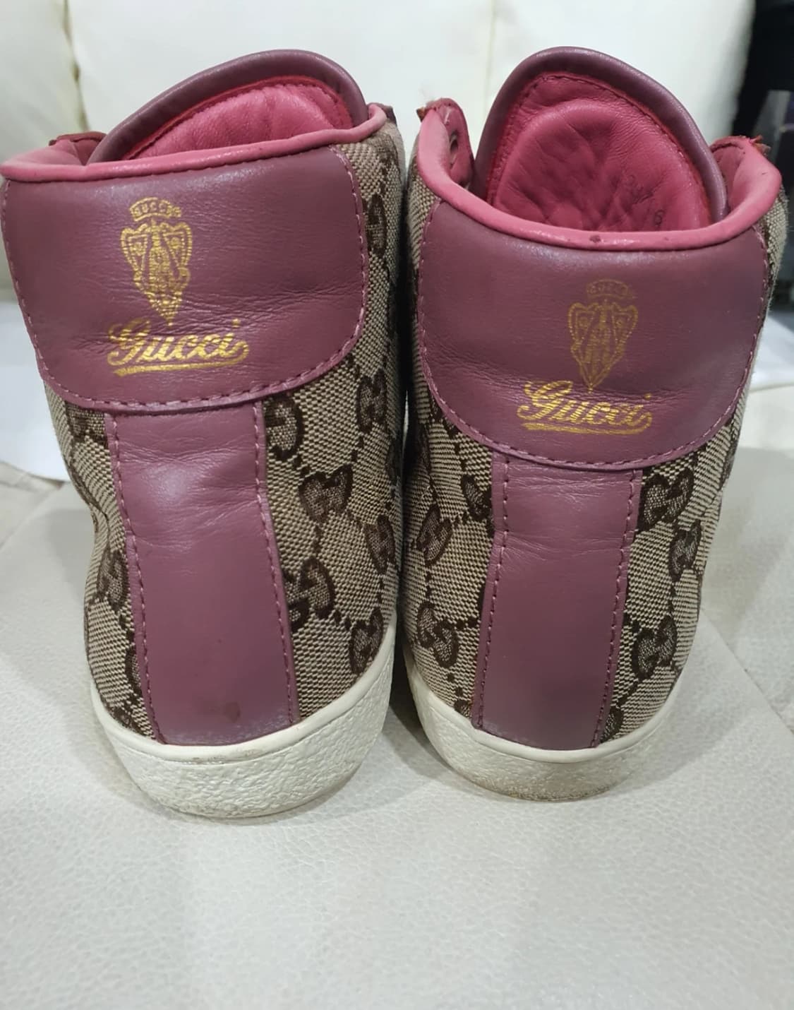 Gucci leather sneakers 구찌 하이탑 스니커즈 상품이미지3