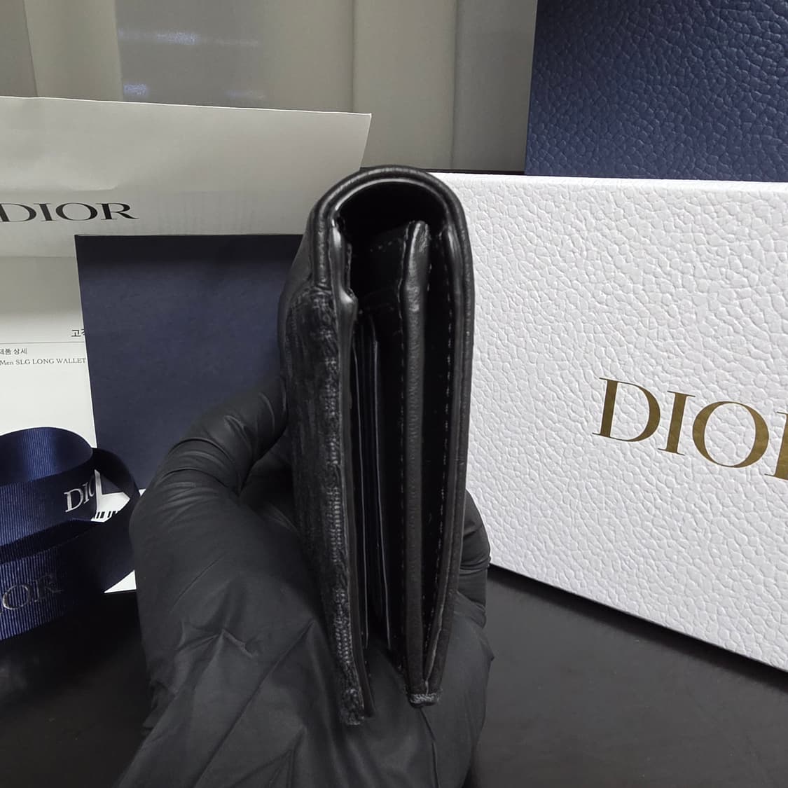 {클로젯}[새상품급 백화점 풀셋]디올 오블리크 새들 장지갑 상품이미지8