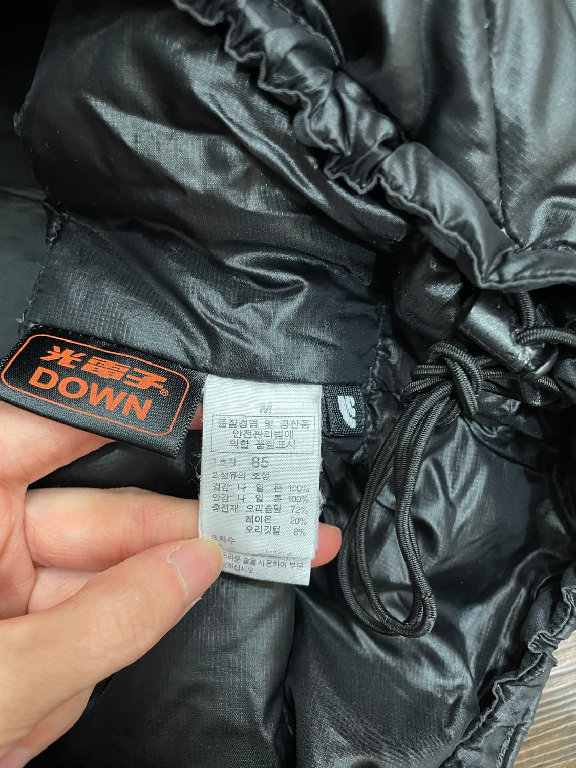 노스페이스 아콘카구아 써밋 다운 패딩조끼 베스트 블랙 상품이미지6