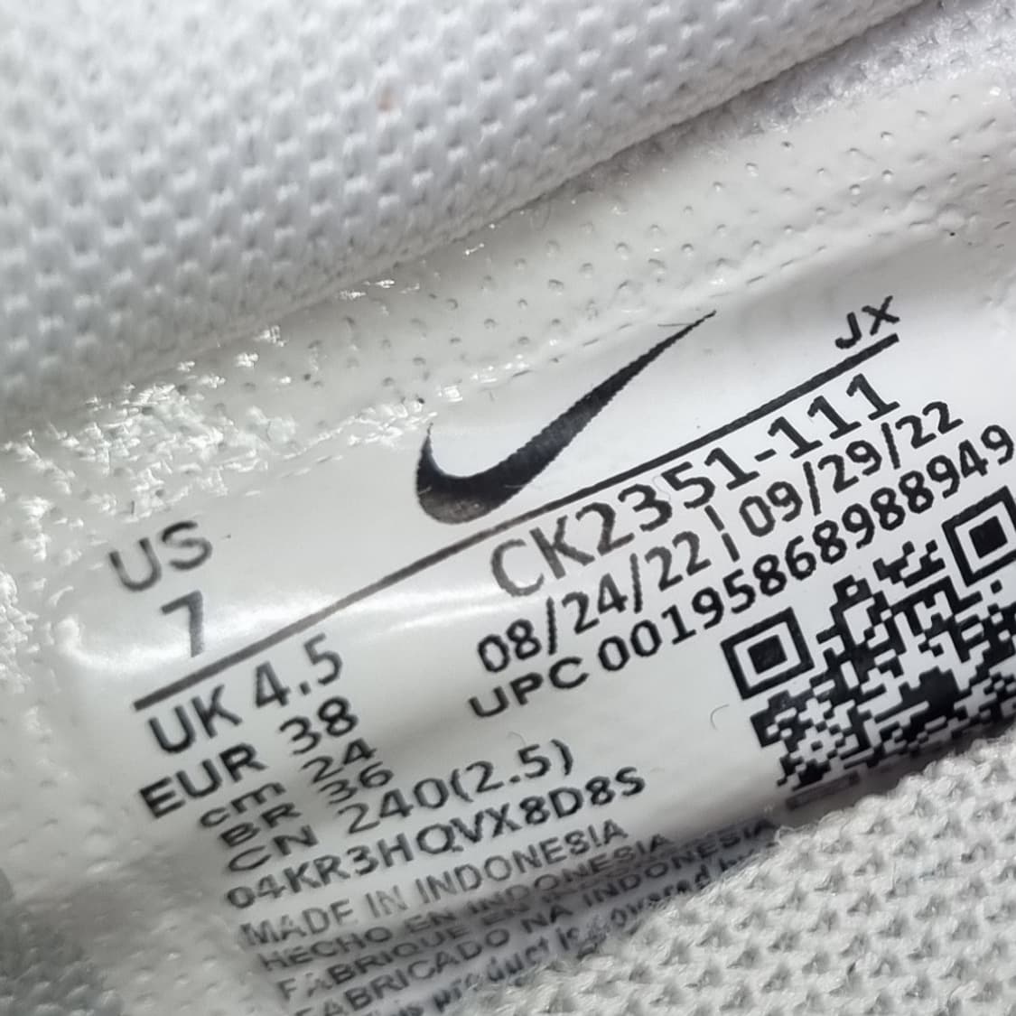 나이키 데이브레이크 여성 스니커즈 240 상품이미지6