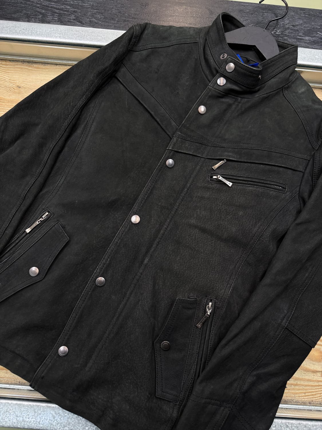 미셸 클랑 카프 스킨 레더 자켓 상품이미지4