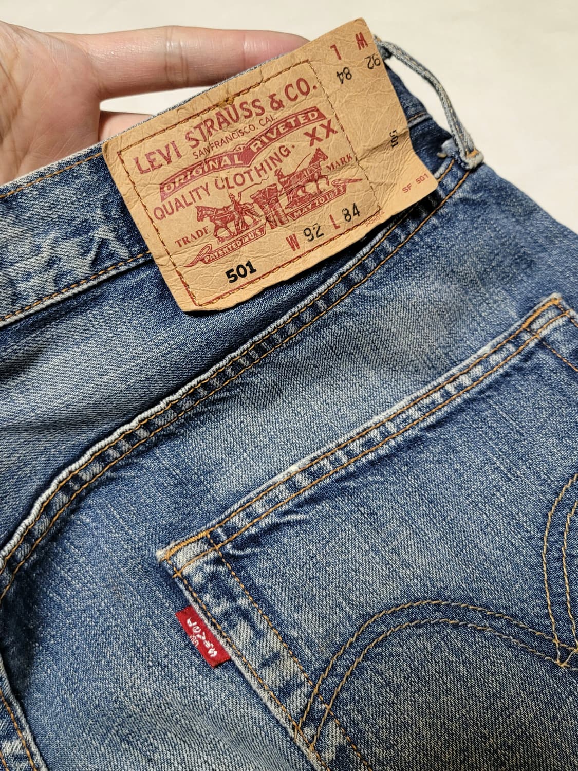 90s 리바이스501 데님 상품이미지3